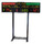 Tableau d'affichage de grande taille (240x62cm) pour les finales d�escrime/with pedestals 190cn high 